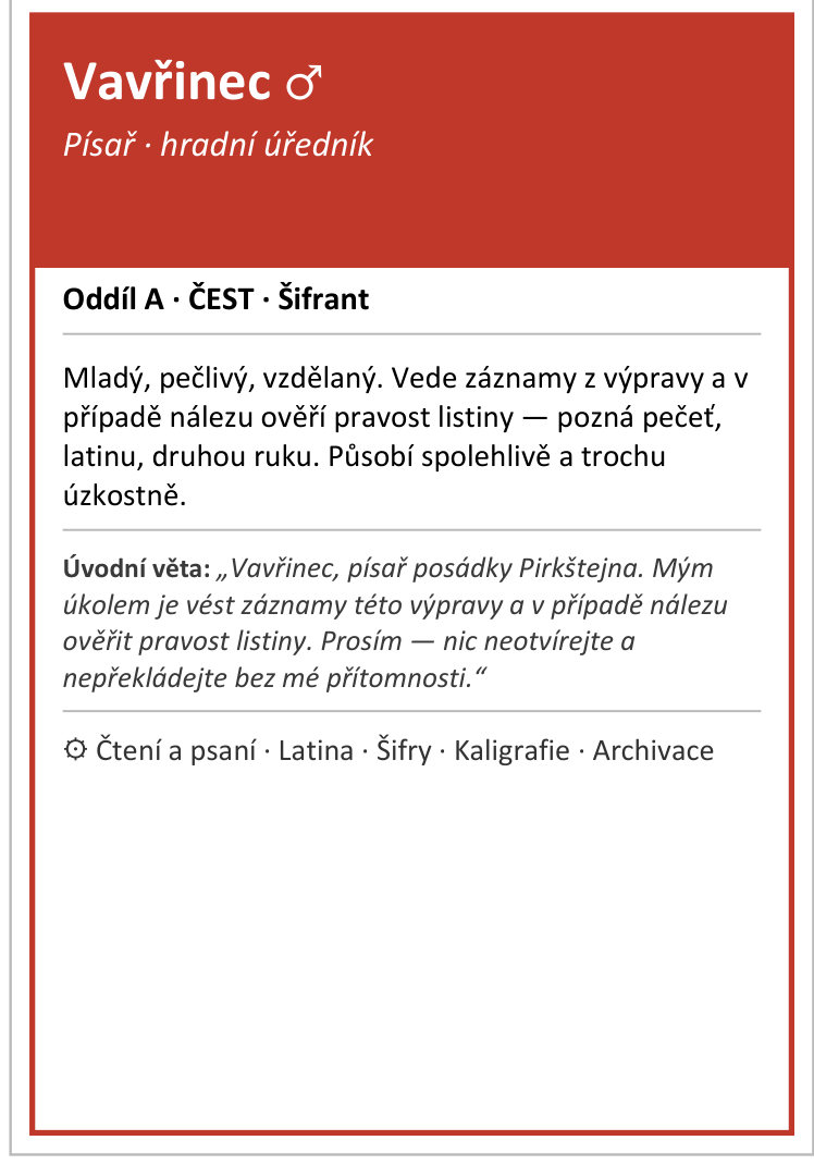 Vavřinec, písař
